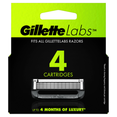 Gillette Labs Razor Blade Refills 4 Pack