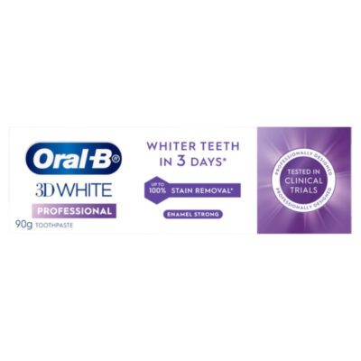 Oral-B 3DWhite Professional Enamel Strong Toothpaste 90g