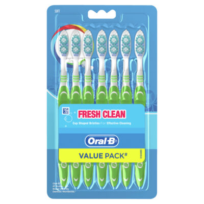 Oral-B Fresh Clean Toothbrush Soft 7 Pack