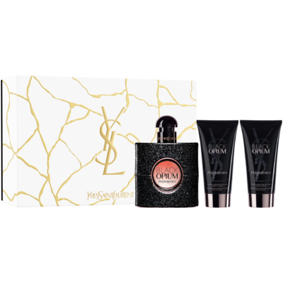 YSL Black Opium Eau de Parfum 50ml Trio Gift Set