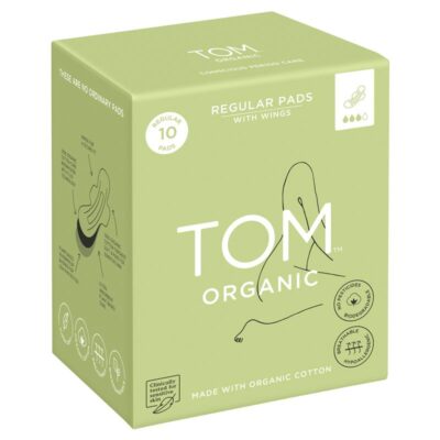 TOM Organic Pads Regular Ultra Thin 10 Pack