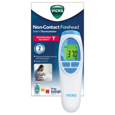 Vicks Non-Contact Forehead 3-in-1 Thermometer