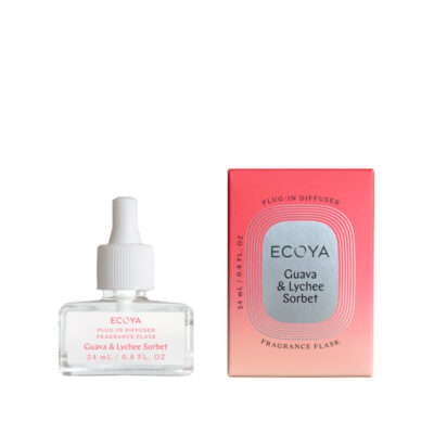 ECOYA Plug-In Diffuser Guava & Lychee Sorbet Fragrance Flask