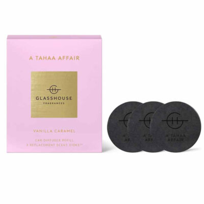 GLASSHPOUSE FRAGRANCES A Tahaa Affair Replacement Scent Disks for Car Diffuser 3 Pack