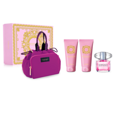 Versace Bright Crystal 90ml Eau De Toilettee Gift Set