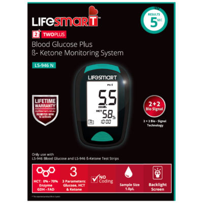 LifeSmart Blood Glucose & Ketone Meter