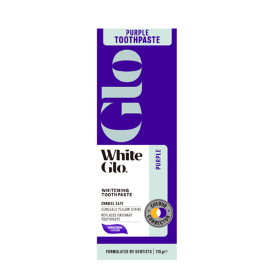 White Glo Purple Whitening Toothpaste 115g