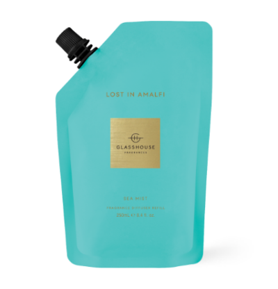 GLASSHOUSE FRAGRANCES Lost in Amalfi 250ml Fragrance Diffuser Refill