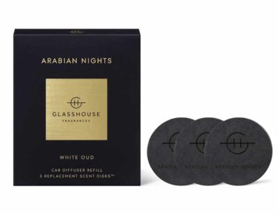 GLASSHOUSE FRAGRANCES 3 replacement Scent Disks for Car Diffuser - Arabian Nights