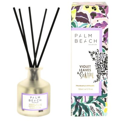 Palm Beach Mini Diffuser 50ml Violet Leaves & Sandalwood