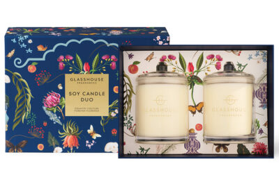 GLASSHOUSE FRAGRANCES Soy Candle Duo