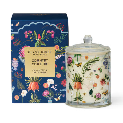 GLASSHOUSE FRAGRANCES Country Couture Soy Candle 380g