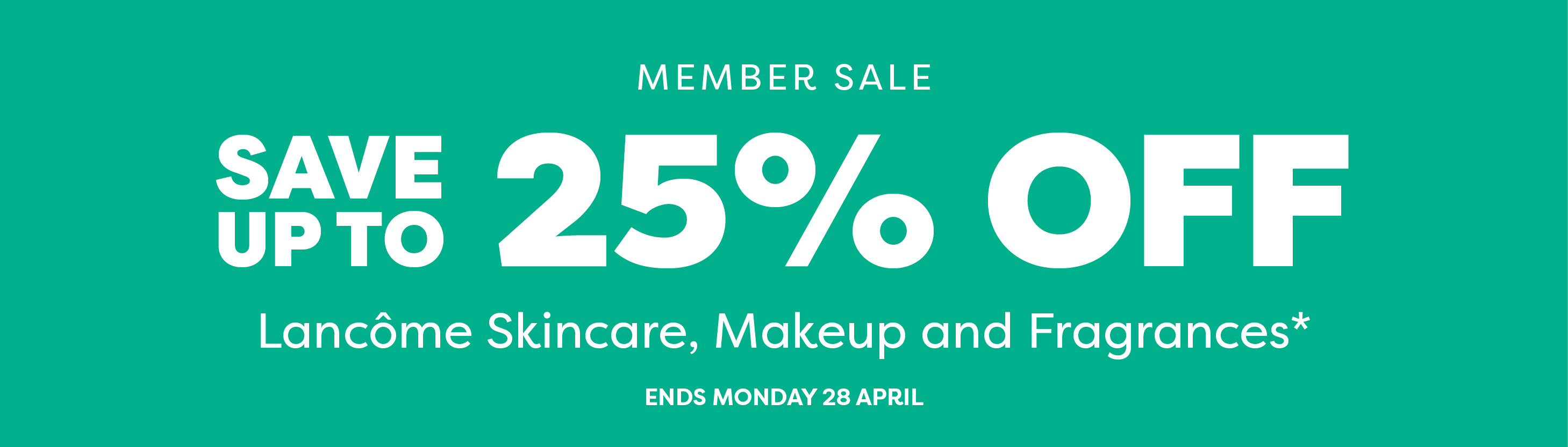 NP1433 Member Sale - Lancome - 1400x400 5