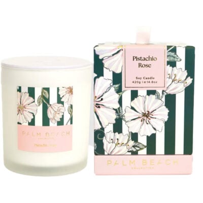 Palm Beach Candle 420g Pistachio Rose