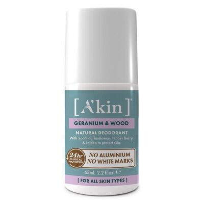 A'kin Germanium & Wood Roll-On Deodorant 65ml