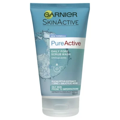 Garnier Pure Active Pore Scrub Wash 150ml