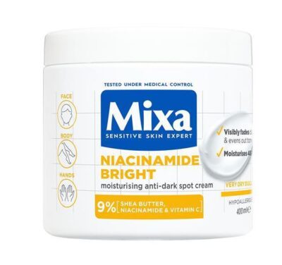 Mixa Niacinamide Bright Moisturising Anti-Dark Spot Cream 400ml