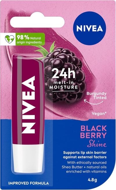 Nivea Lip Care BlkBerry Shine