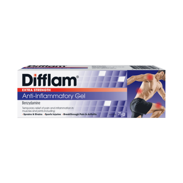 Difflam Extra Strength Anti-Inflammatory Gel 75g | National Pharmacies