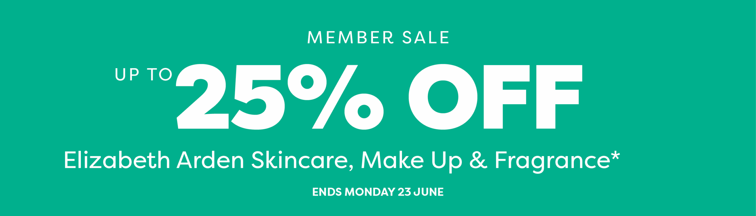 NP1468 Member sale Elizabeth Arden - 1400x40034