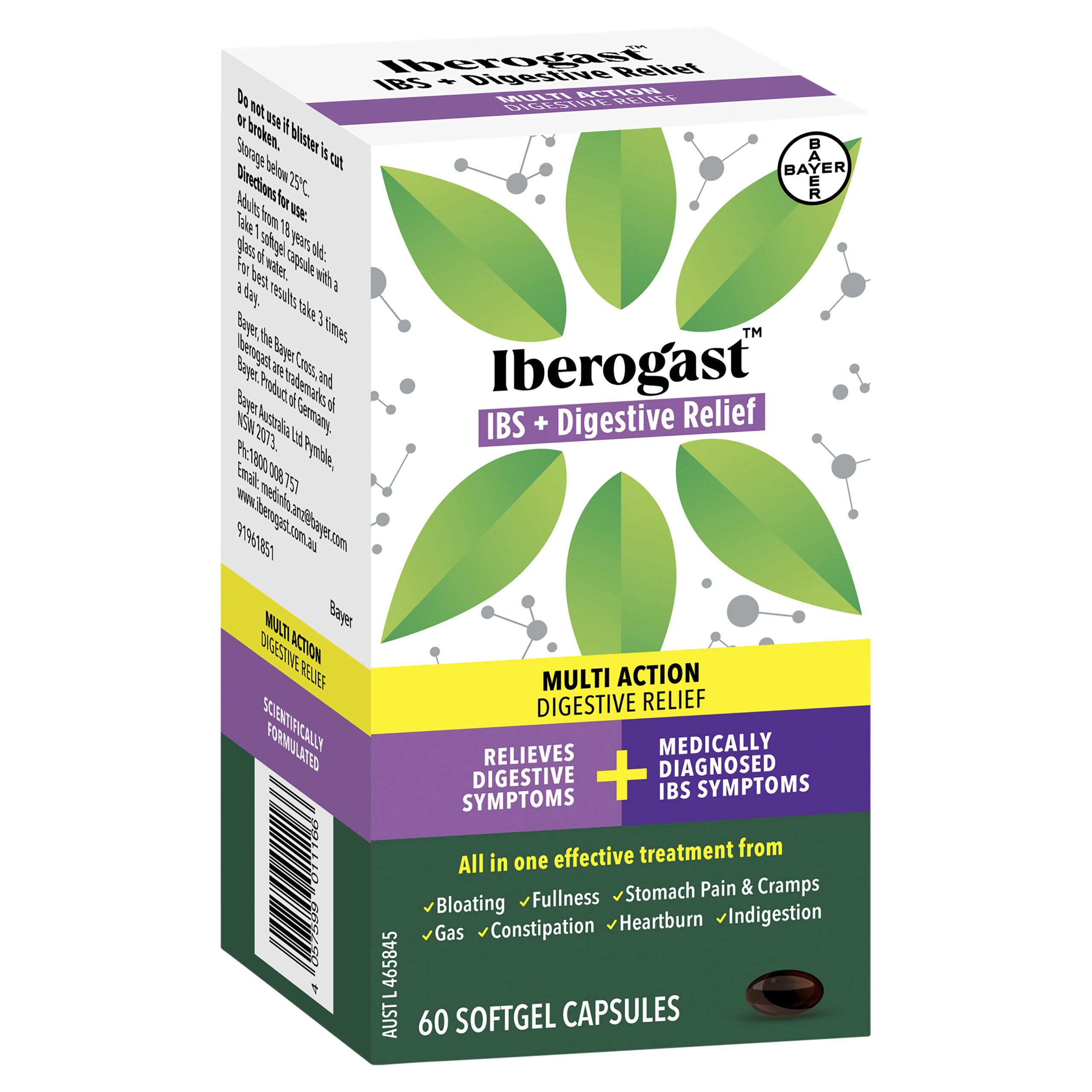 Cap Relspam Iberogast IBS + Dig Rel Soft Gel Caps - National Pharmacies