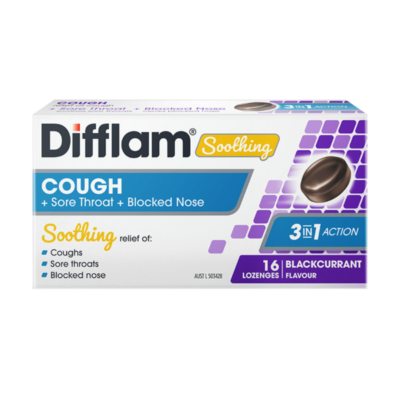 Difflam Plus Sore Throat Lozenge Triple Action 32 | National Pharmacies